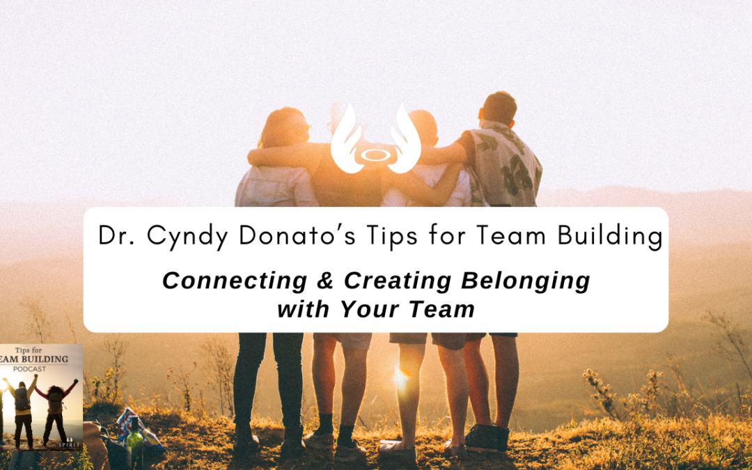 Episode 11- Dr Cyndy Donato’s Tips for Team Building: Connecting & Creating Belonging with Your Team